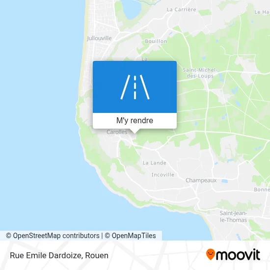 Rue Emile Dardoize plan