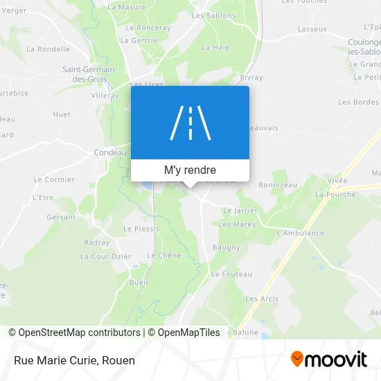 Rue Marie Curie plan