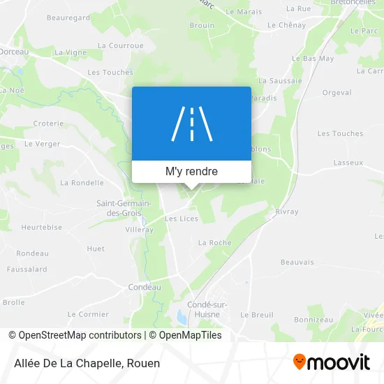 Allée De La Chapelle plan