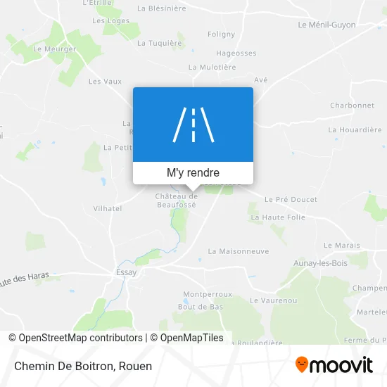 Chemin De Boitron plan