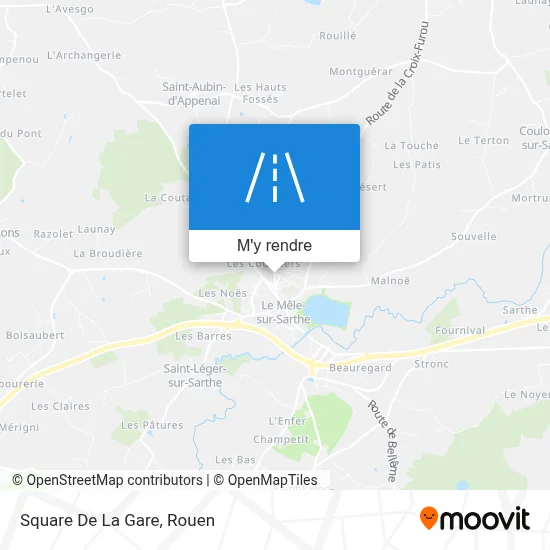 Square De La Gare plan