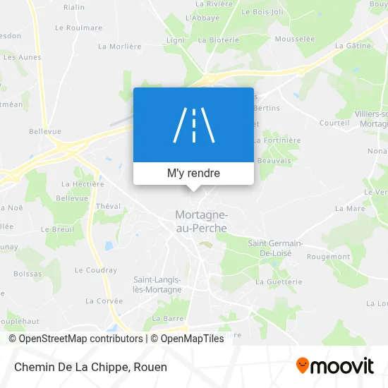 Chemin De La Chippe plan