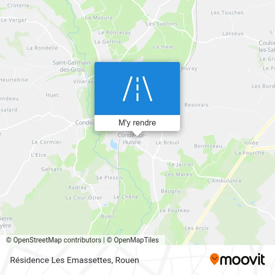 Résidence Les Emassettes plan