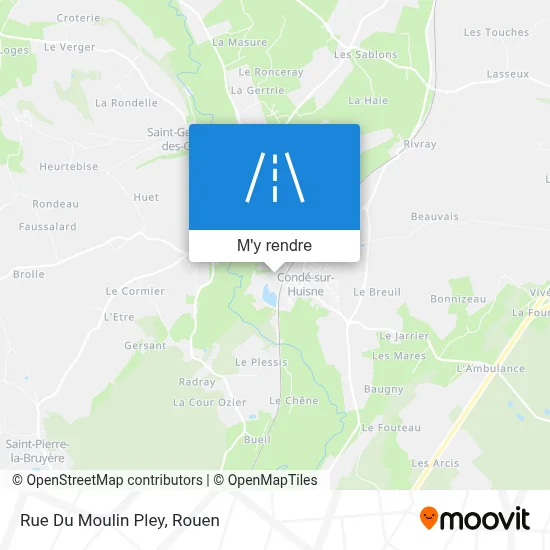 Rue Du Moulin Pley plan