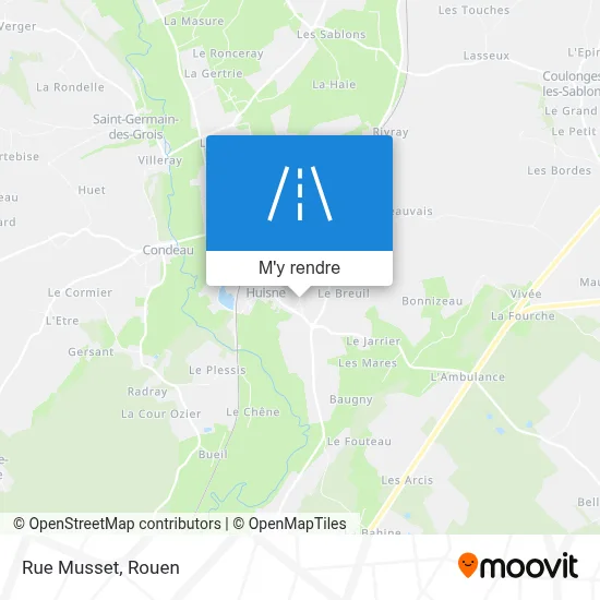 Rue Musset plan