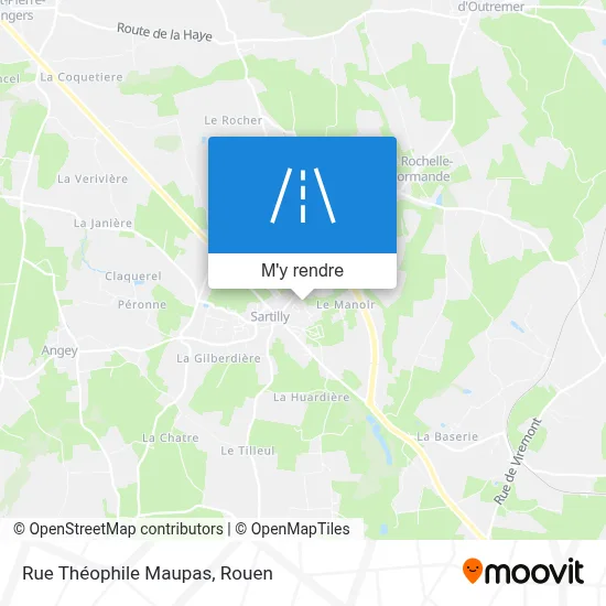 Rue Théophile Maupas plan