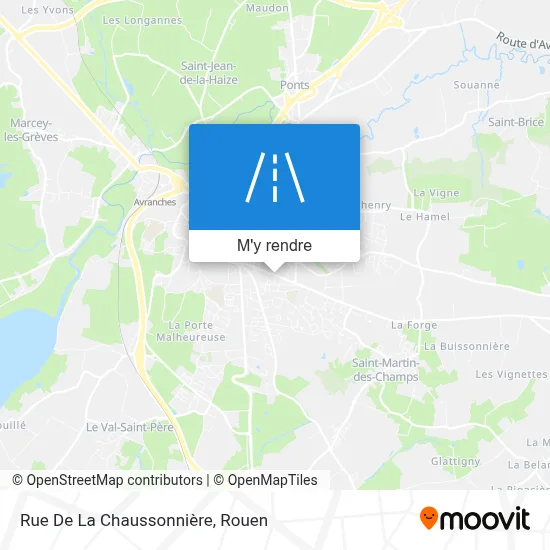 Rue De La Chaussonnière plan