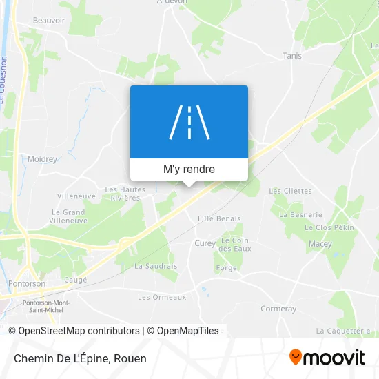 Chemin De L'Épine plan