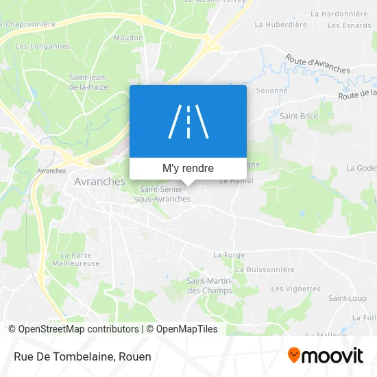 Rue De Tombelaine plan