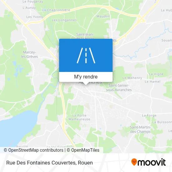 Rue Des Fontaines Couvertes plan