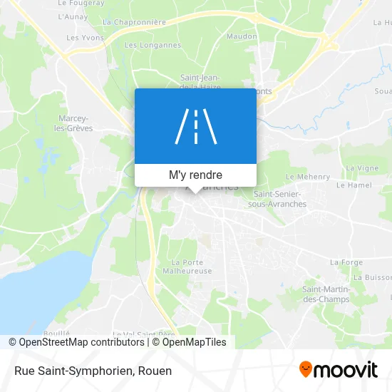 Rue Saint-Symphorien plan