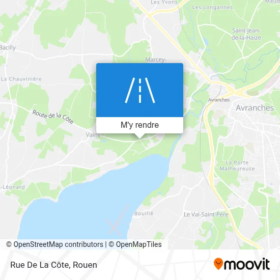 Rue De La Côte plan