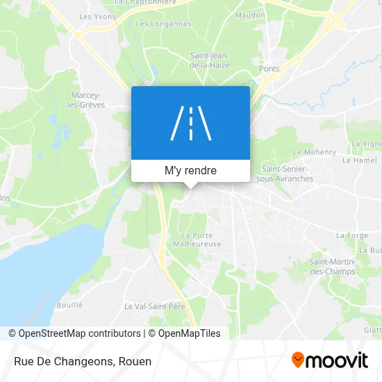 Rue De Changeons plan