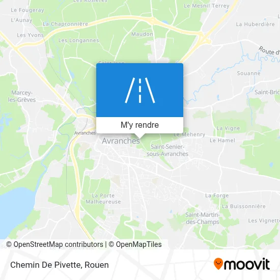 Chemin De Pivette plan
