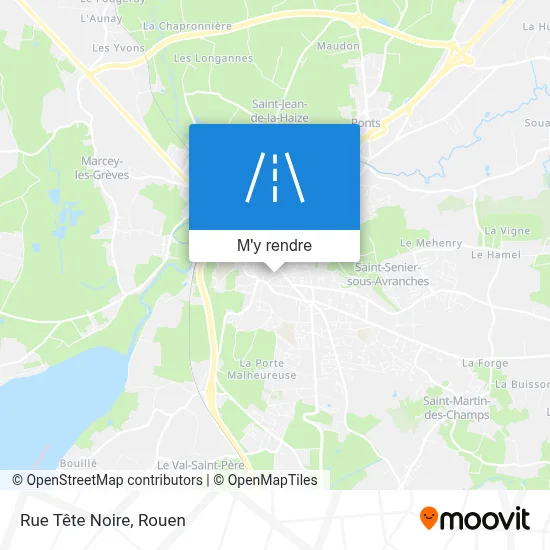 Rue Tête Noire plan