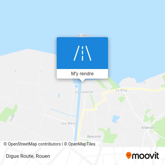 Digue Route plan