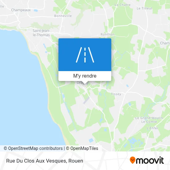 Rue Du Clos Aux Vesques plan