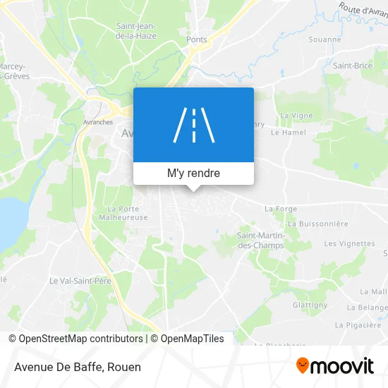 Avenue De Baffe plan