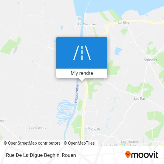 Rue De La Digue Beghin plan