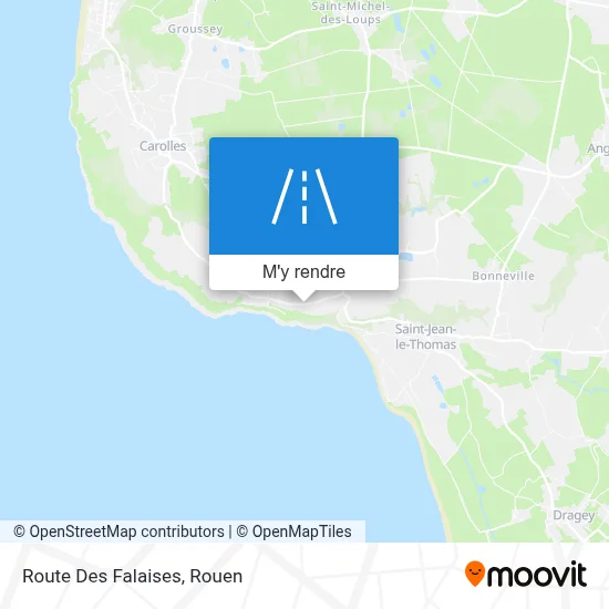 Route Des Falaises plan