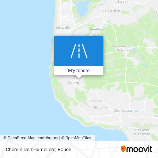 Chemin De L'Humelière plan