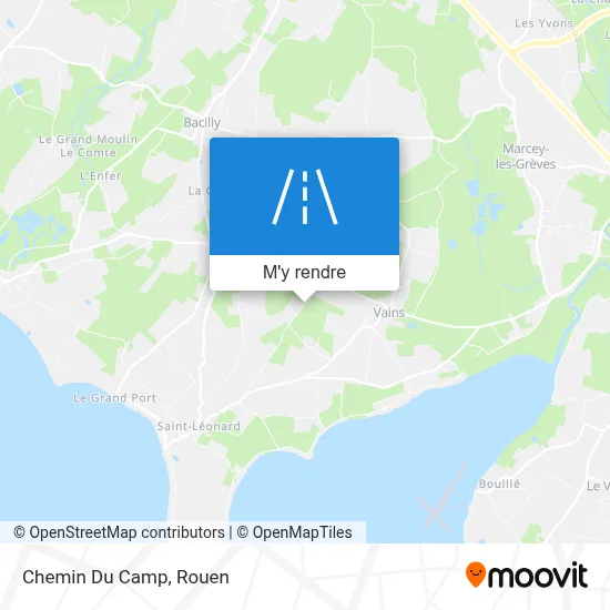 Chemin Du Camp plan