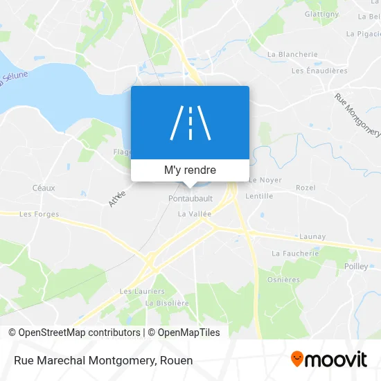 Rue Marechal Montgomery plan