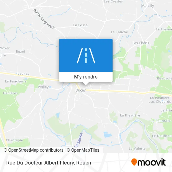 Rue Du Docteur Albert Fleury plan