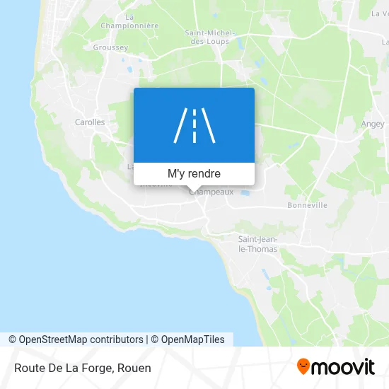 Route De La Forge plan