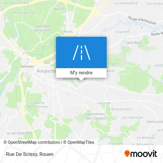 Rue De Scissy plan