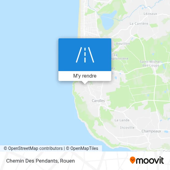 Chemin Des Pendants plan