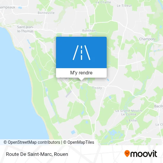 Route De Saint-Marc plan
