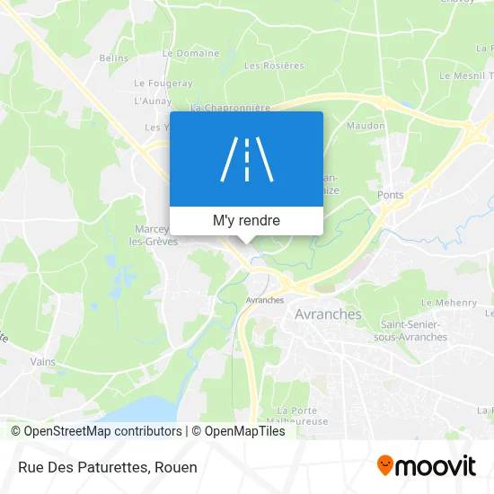 Rue Des Paturettes plan