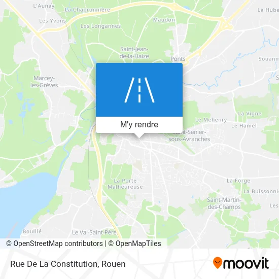 Rue De La Constitution plan