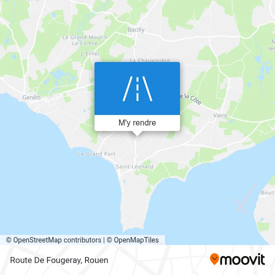 Route De Fougeray plan
