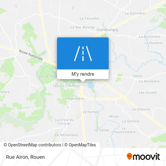 Rue Airon plan