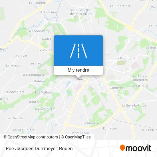 Rue Jacques Durrmeyer plan
