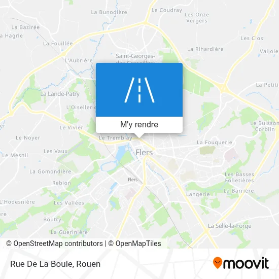 Rue De La Boule plan