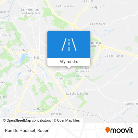 Rue Du Housset plan