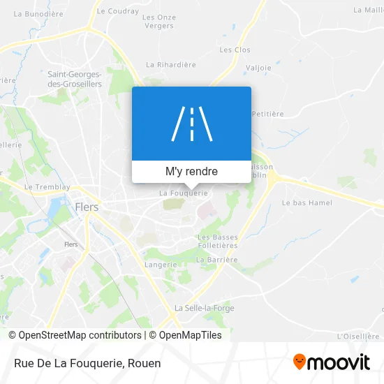 Rue De La Fouquerie plan