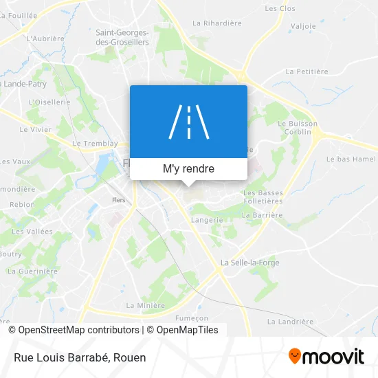Rue Louis Barrabé plan