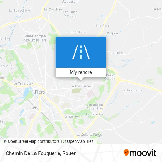 Chemin De La Fouquerie plan