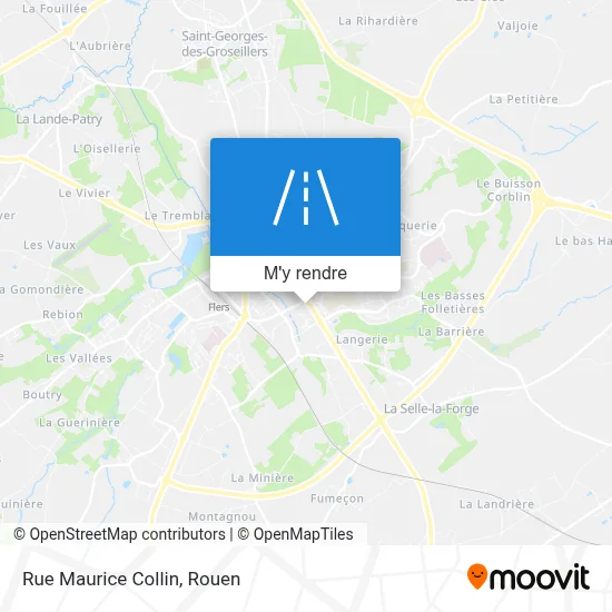 Rue Maurice Collin plan