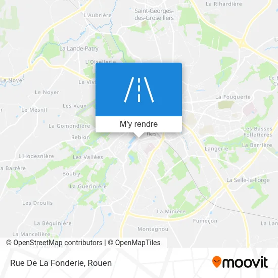 Rue De La Fonderie plan