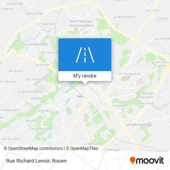 Rue Richard Lenoir plan
