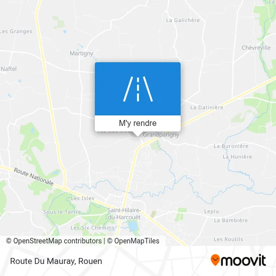 Route Du Mauray plan