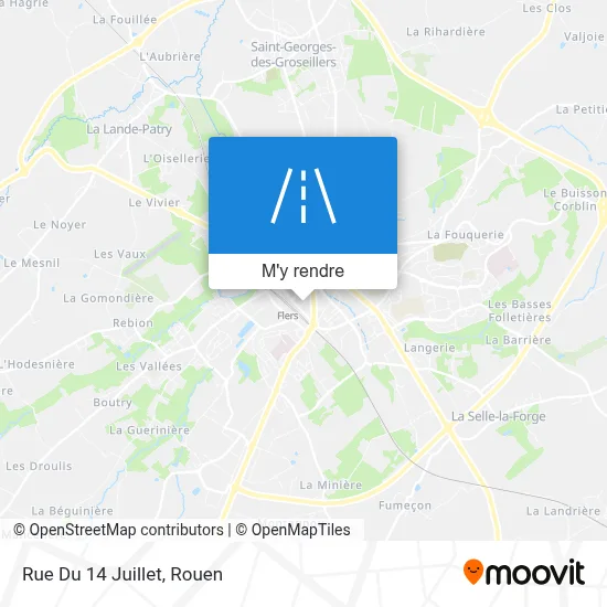 Rue Du 14 Juillet plan