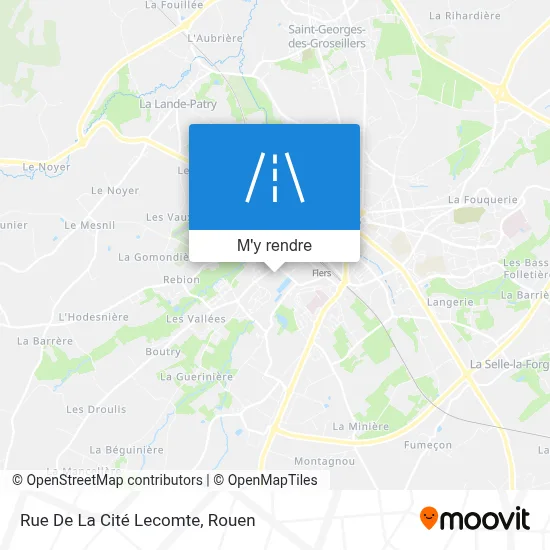 Rue De La Cité Lecomte plan