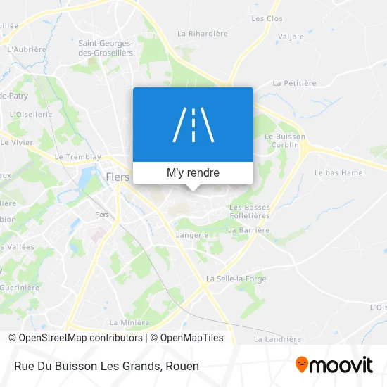 Rue Du Buisson Les Grands plan