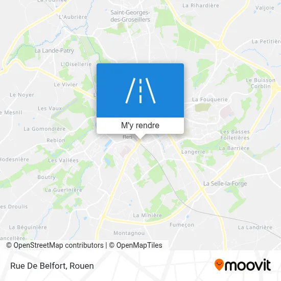 Rue De Belfort plan